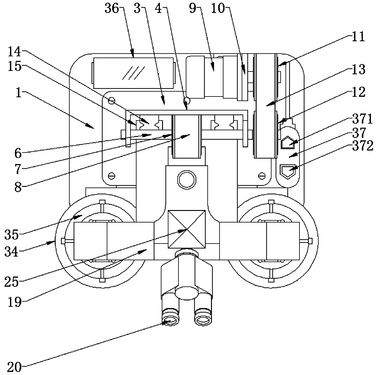 Comparison microscope provided with lifting mechanism