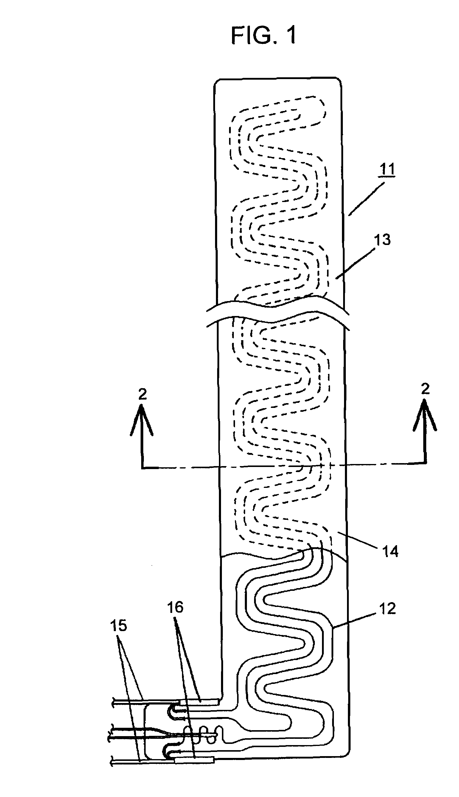 Heating element for steering wheel