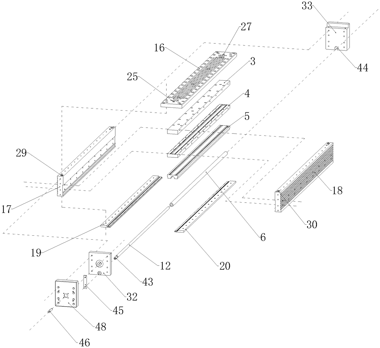 Linear plasma gun head