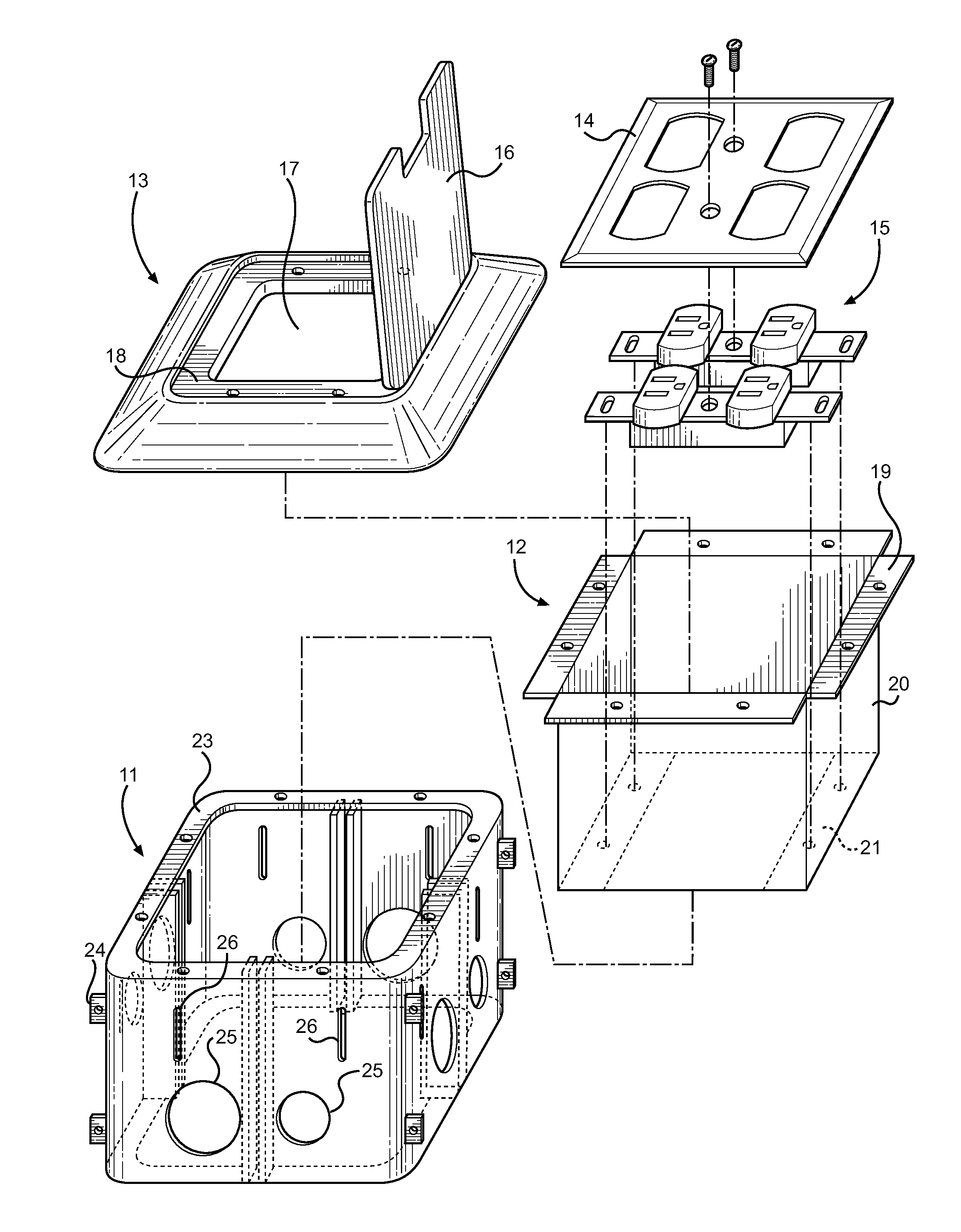 Electrical Receptacle Enclosure