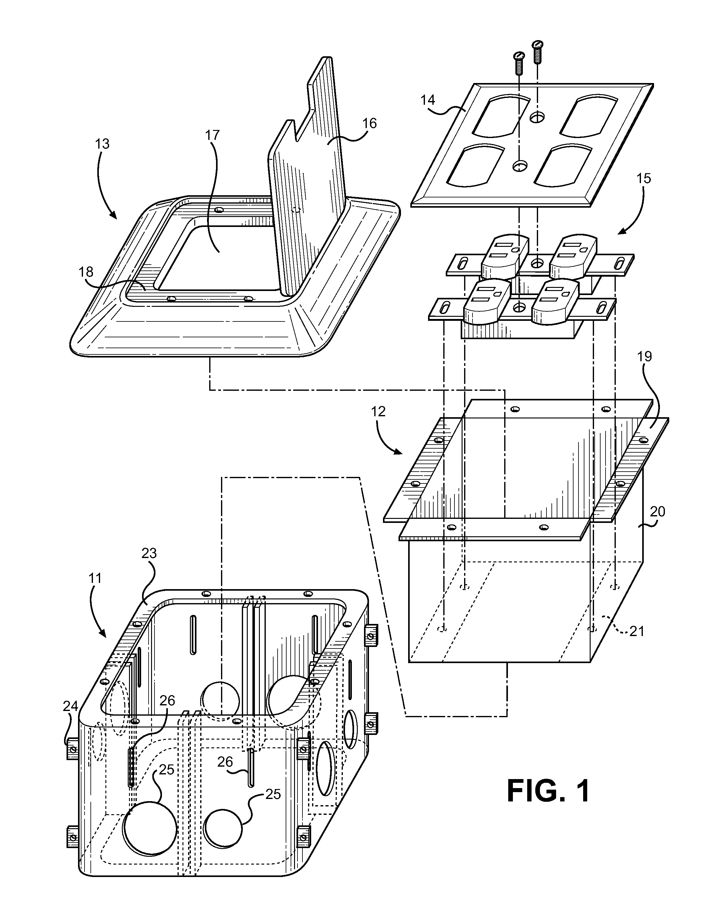 Electrical Receptacle Enclosure