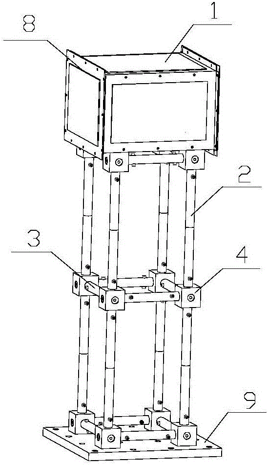 Space truss and spaceflight loading structure for space operation