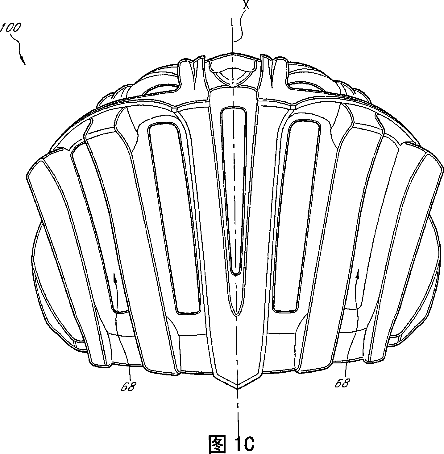 Bicycle helmet with reinforcement structure