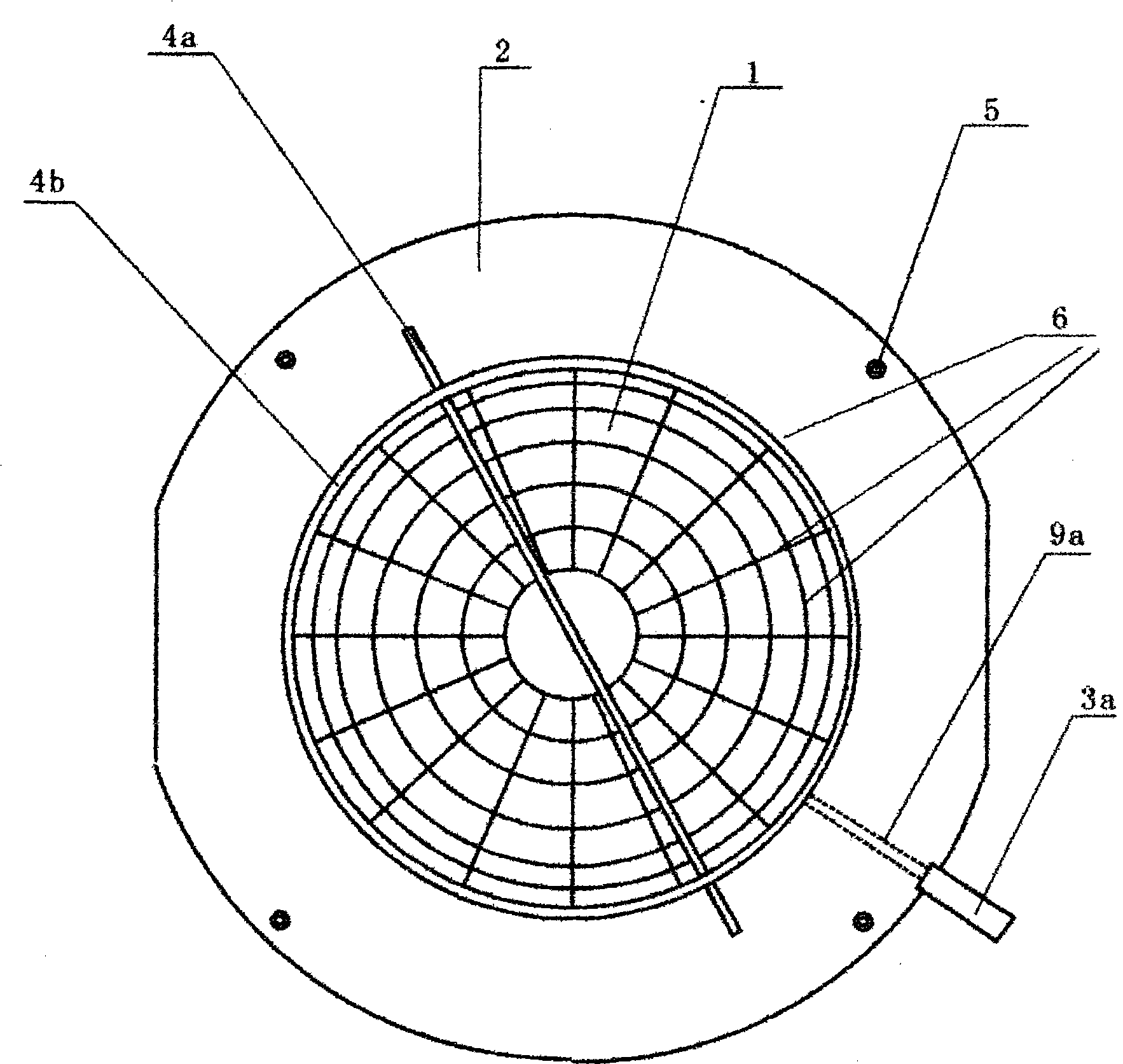 Fixation method and device for breast in prostrate radiotheraphy of human body breast