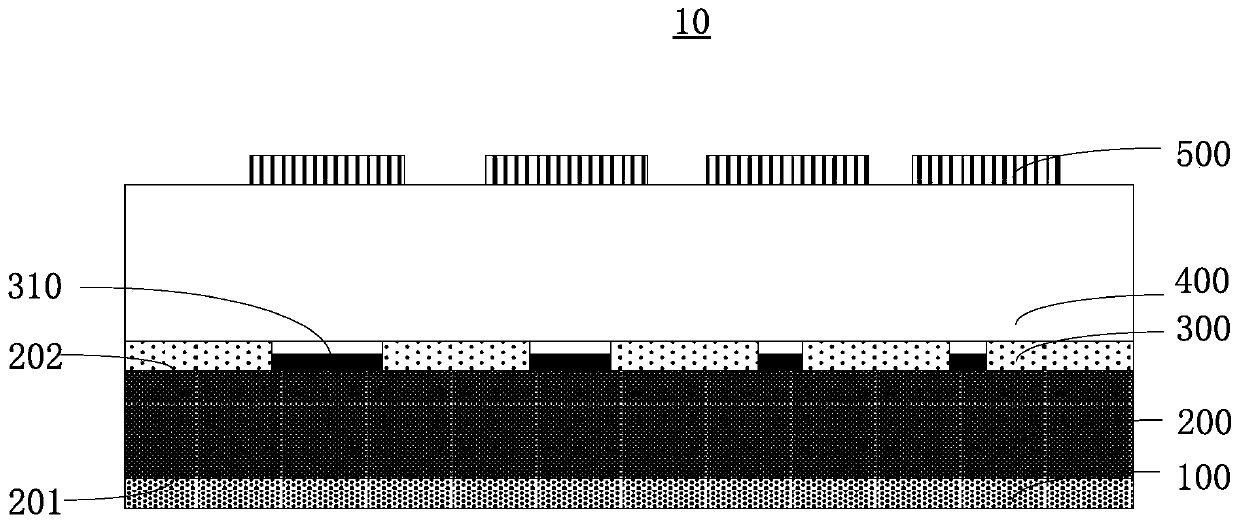 Terahertz transmitting antenna and terahertz spectrum detection device