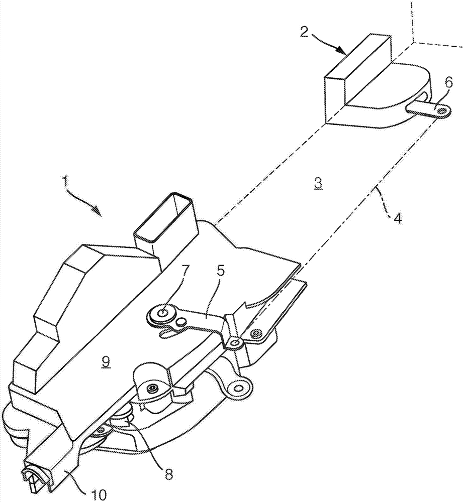 Motor vehicle door lock