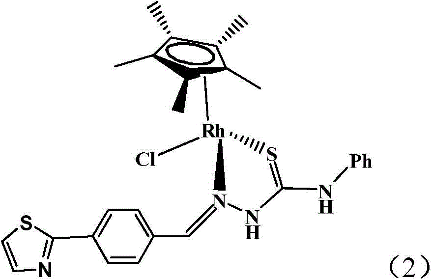 Method for processing titanium dioxide nanotubes through rhodium complexes