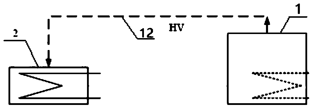 Single-stage balanced ammonia-water reabsorption heat pump cycle equipment and heat supply method