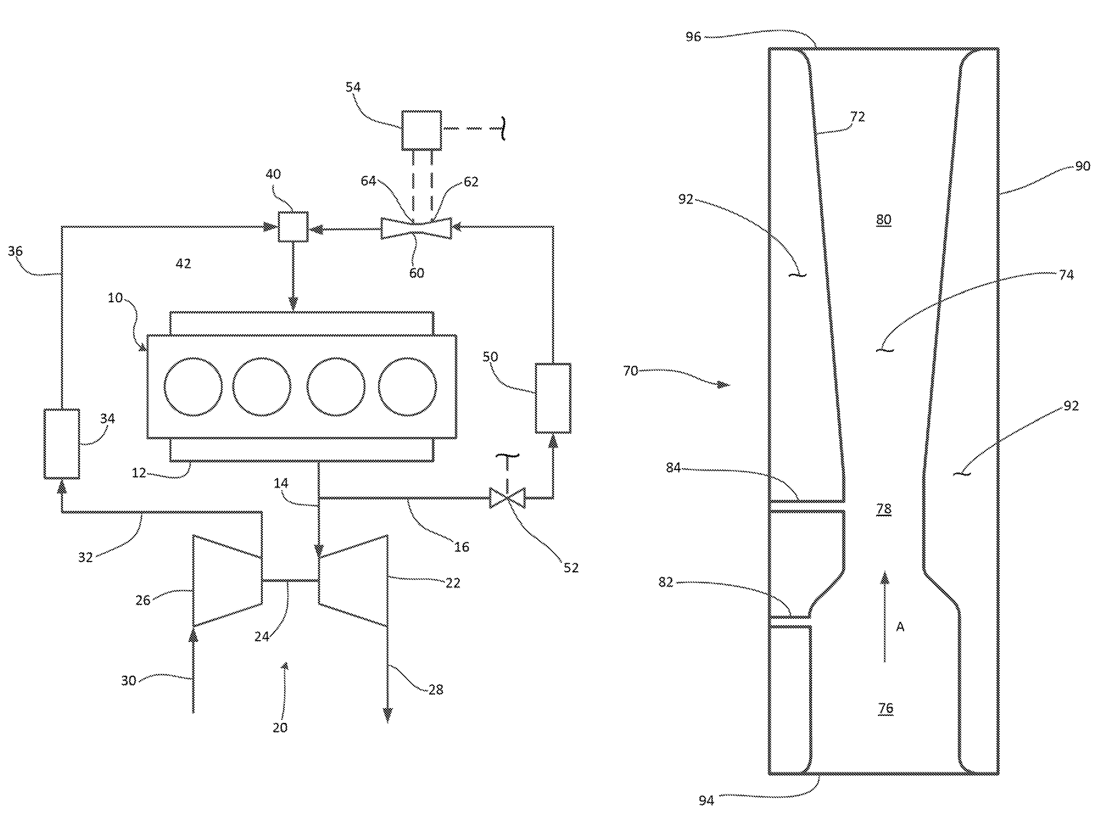 Vacuum insulated venturi meter for an exhaust gas recirculation apparatus