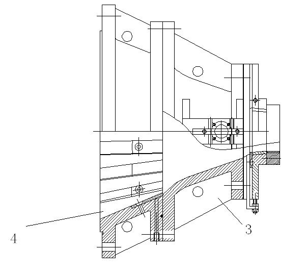 Machine neck of vacuum brick extruding machine