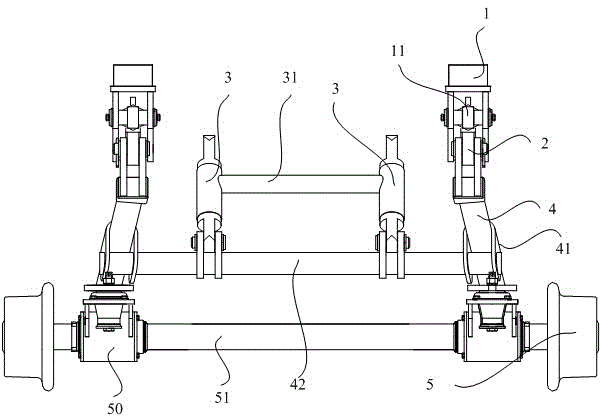 Guide wheel mechanism and autorailer