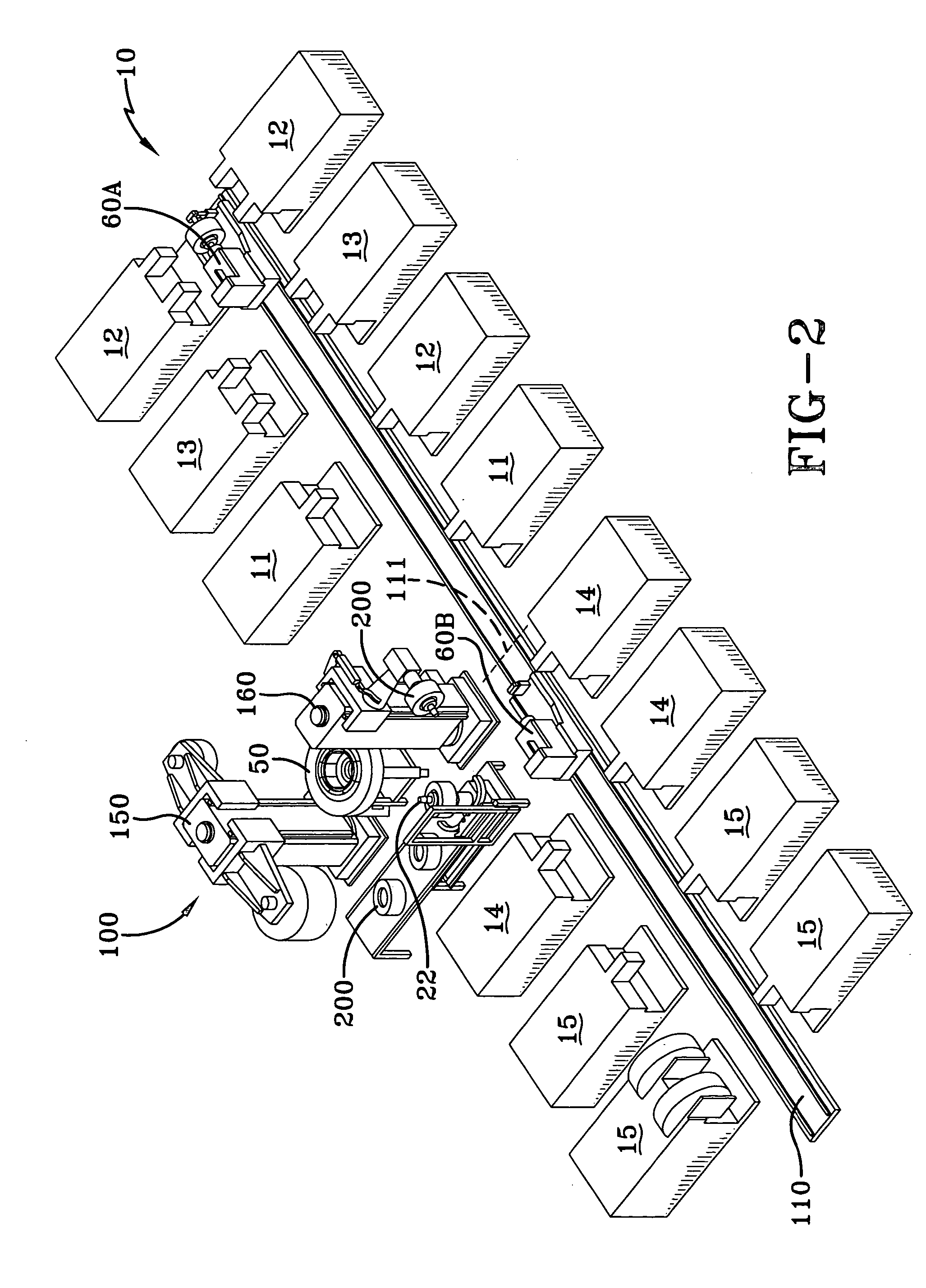 Tire manufacturing module and method of manufacturing tires