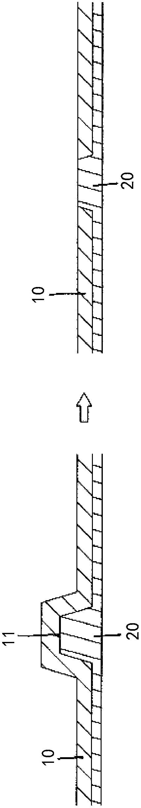 Manufacturing method of metal high temperature gas assisted moulded and combined plastic