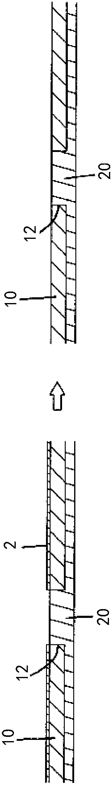 Manufacturing method of metal high temperature gas assisted moulded and combined plastic