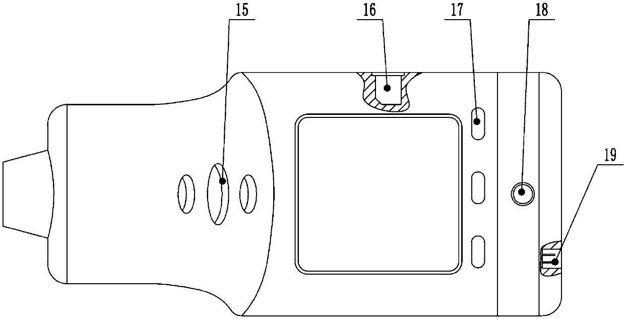 A portable sleep apnea monitoring device