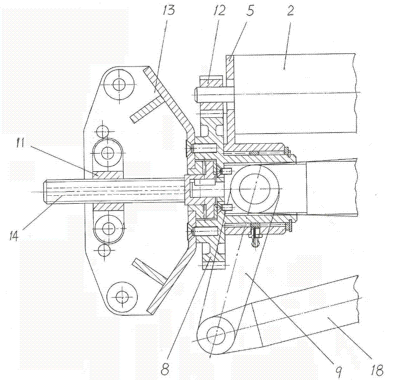 Mechanical arm with frame-type extension arm