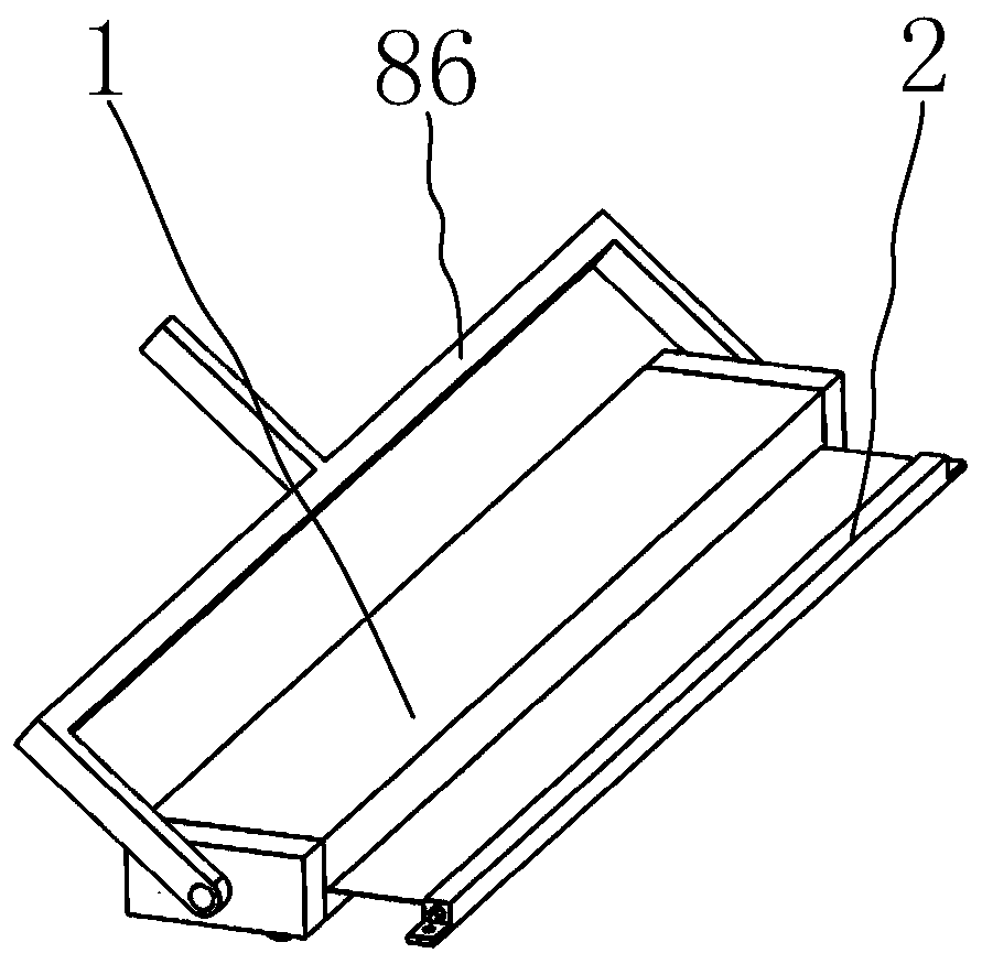 Covering sand table device for long jump