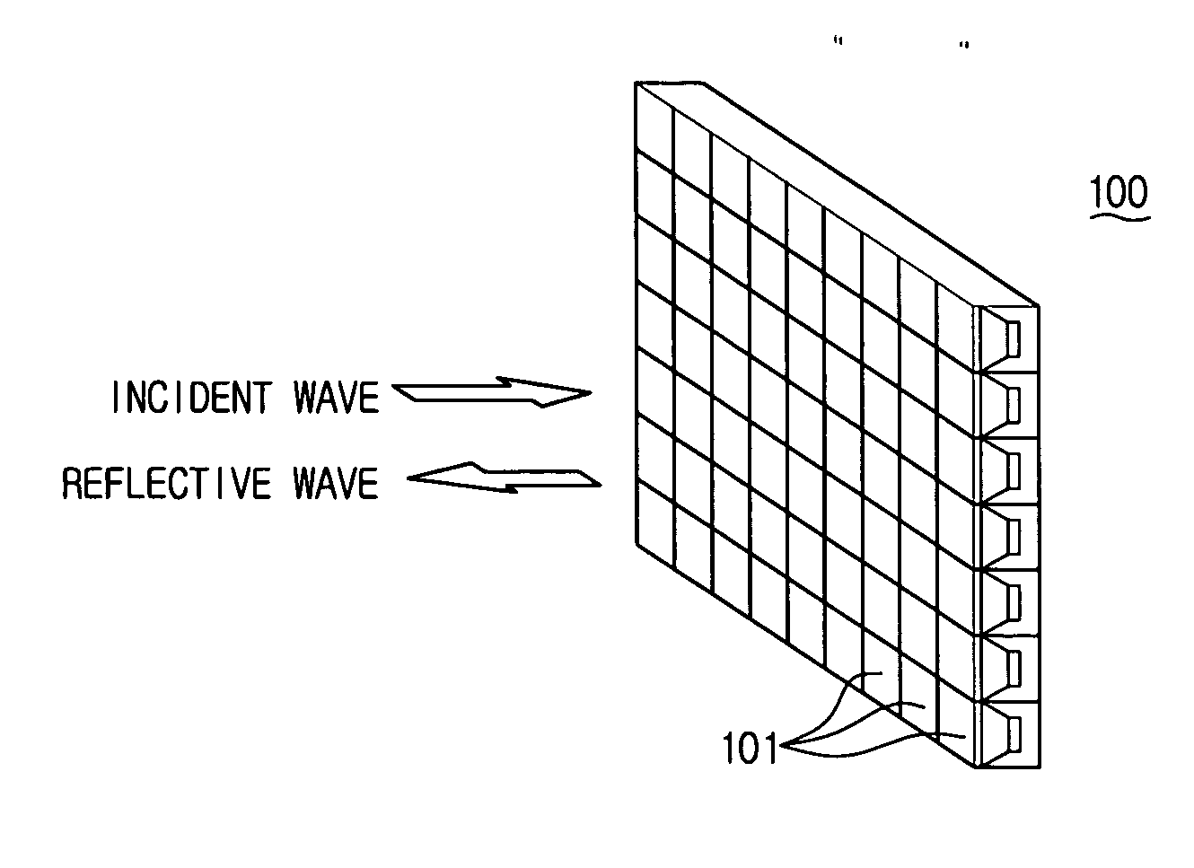 Sound reproducing screen for an ultrasonic converting and reproducing method