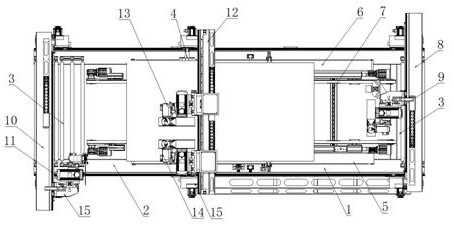 Four-side saw and door plank cutting method thereof