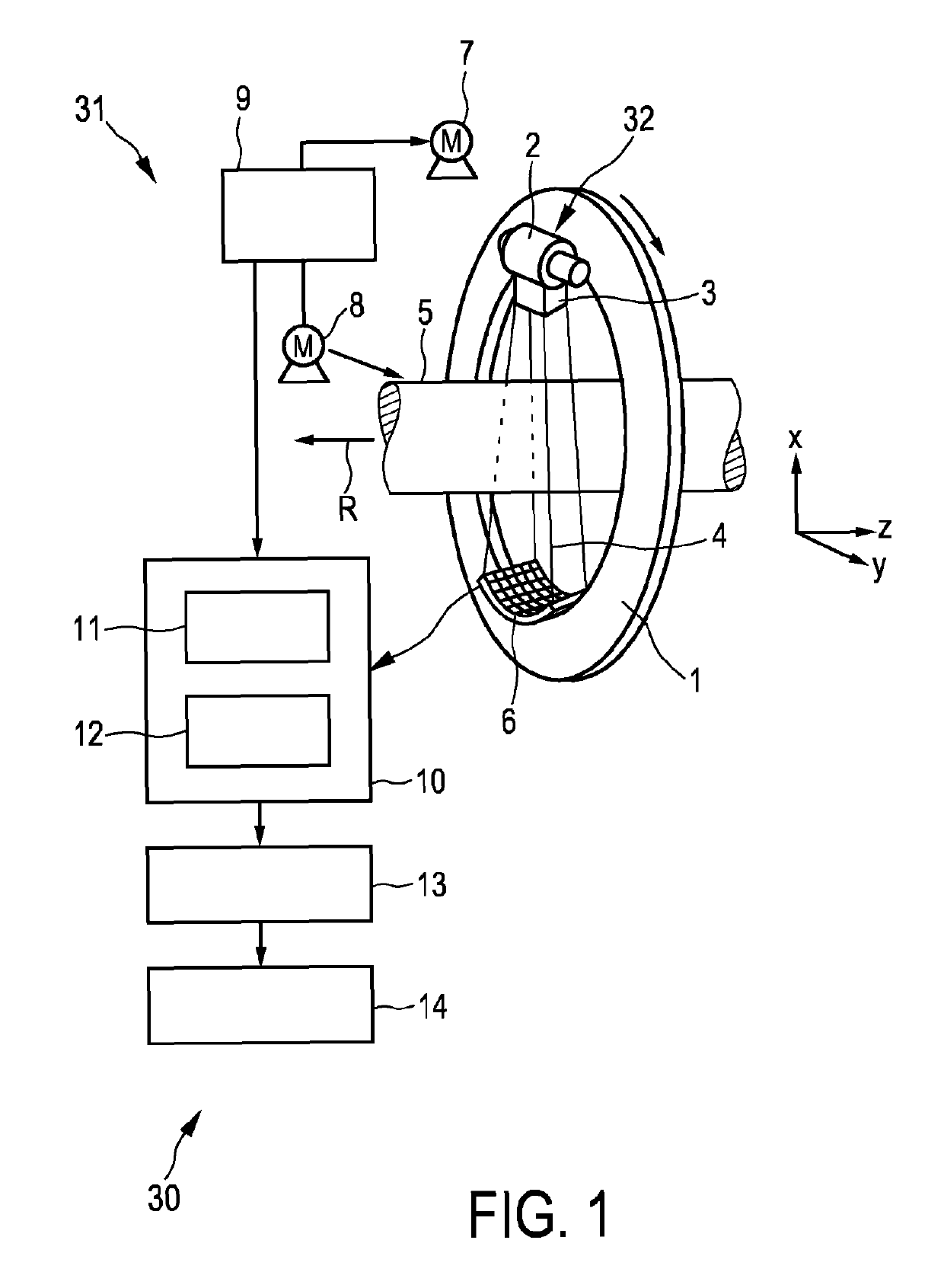 Projection data acquisition apparatus