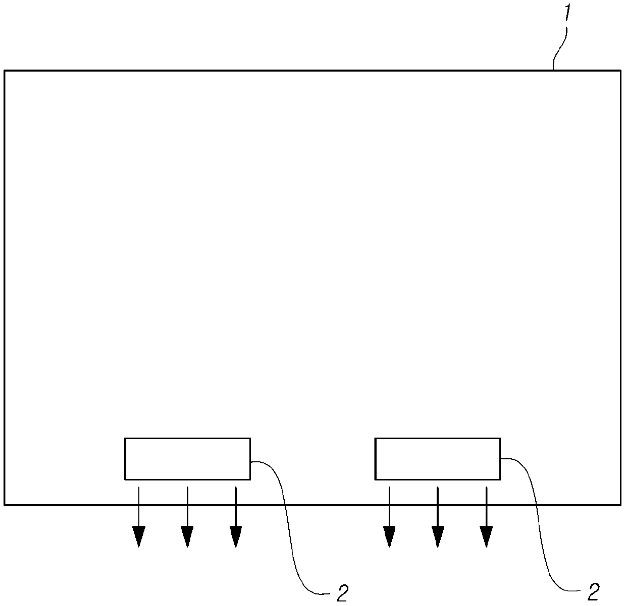 Panel vibration type stereo sound generating display device