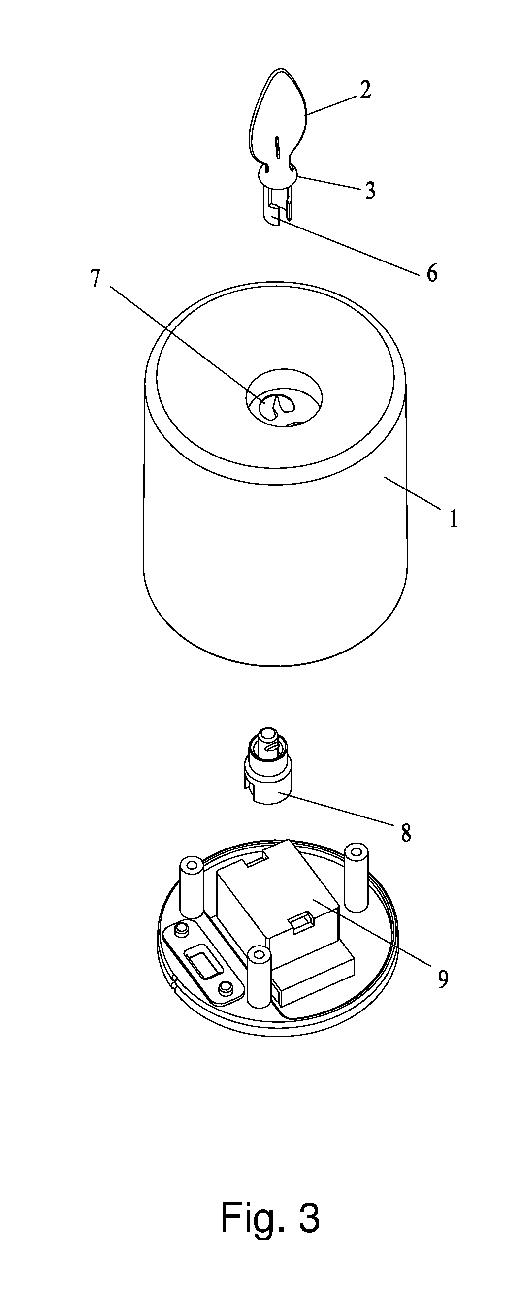 Simulated flame sheet and simulation candle