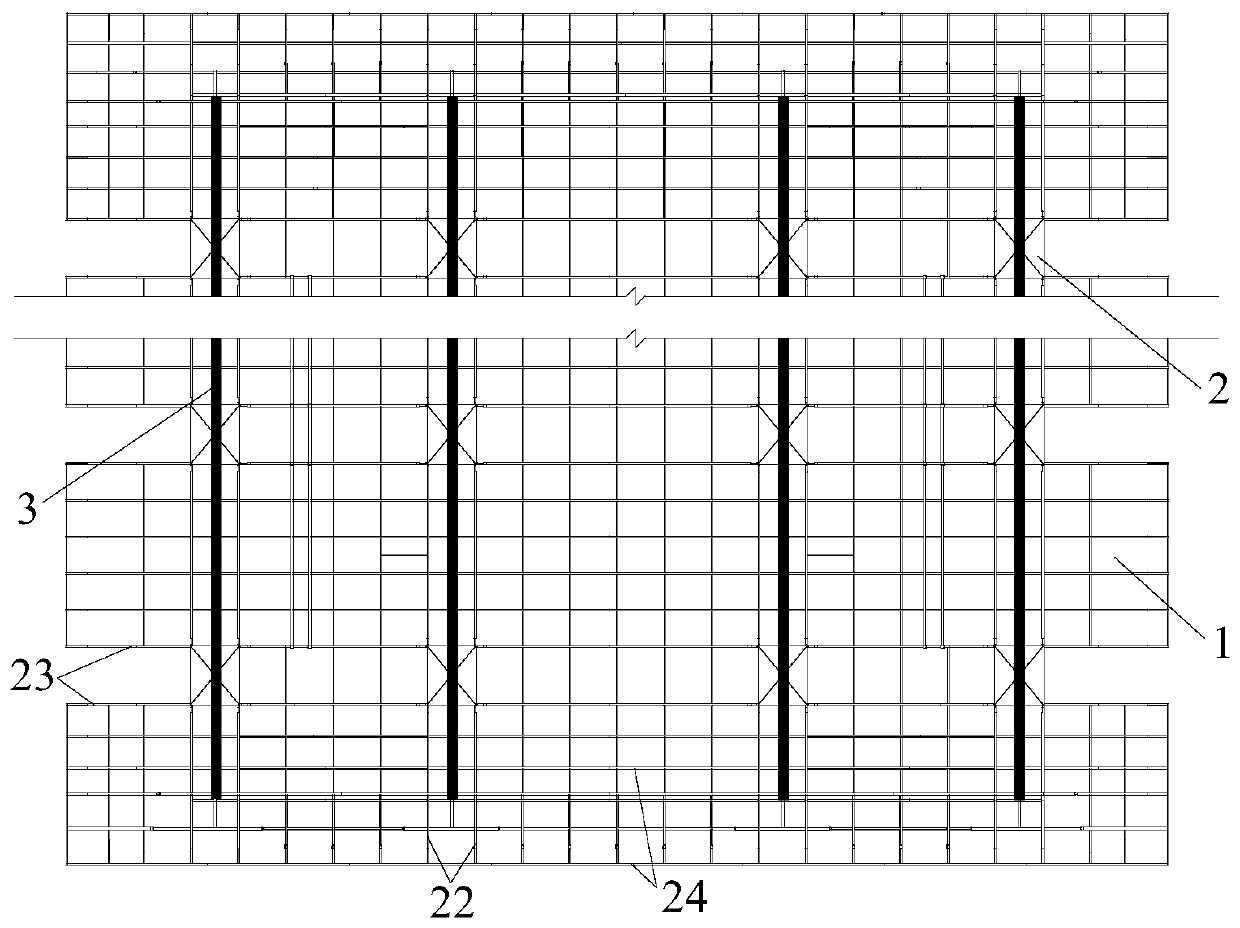 Assembling method of segmental sliding roof steel truss