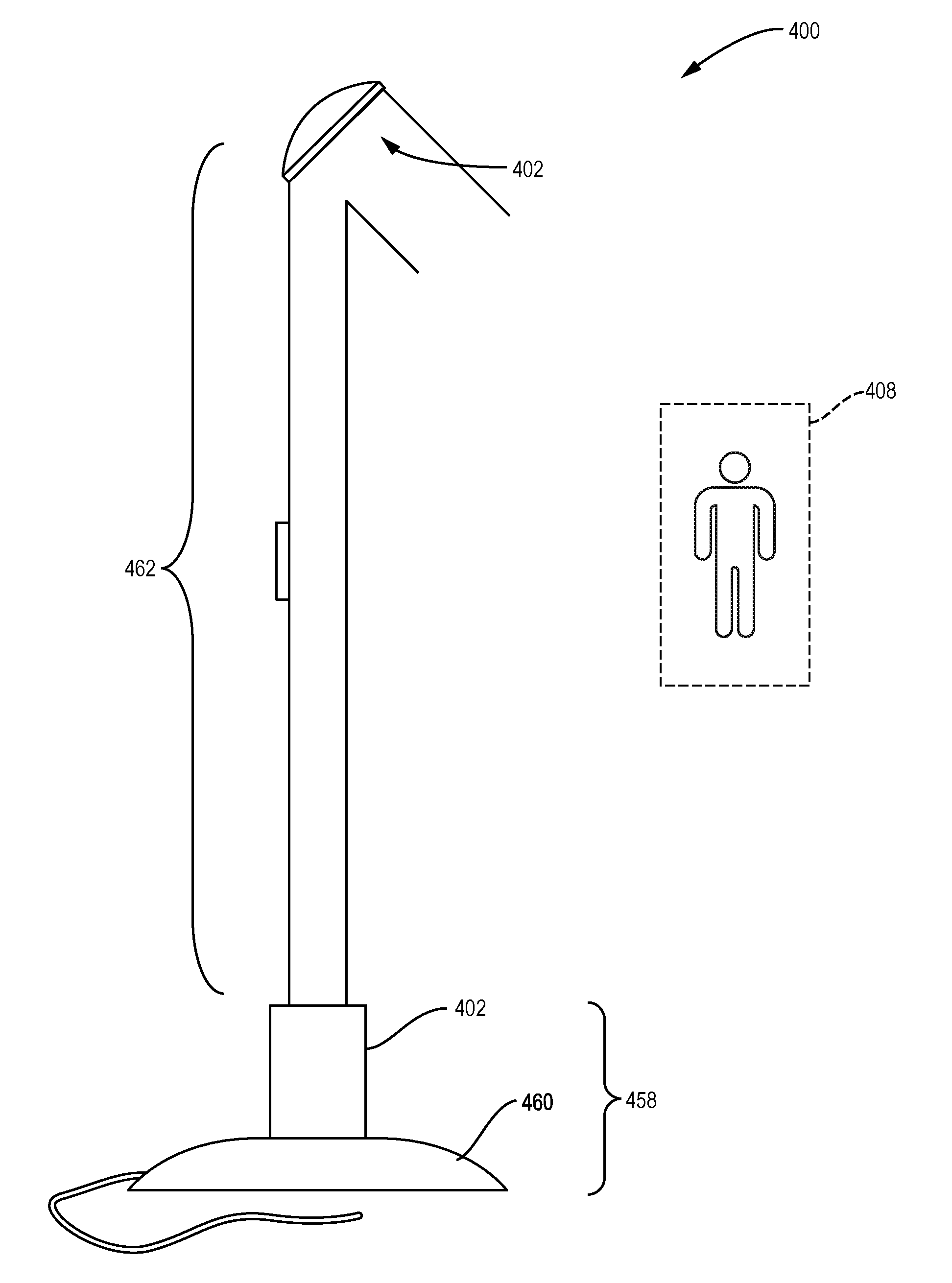 Device for personal heating using a directed energy beam