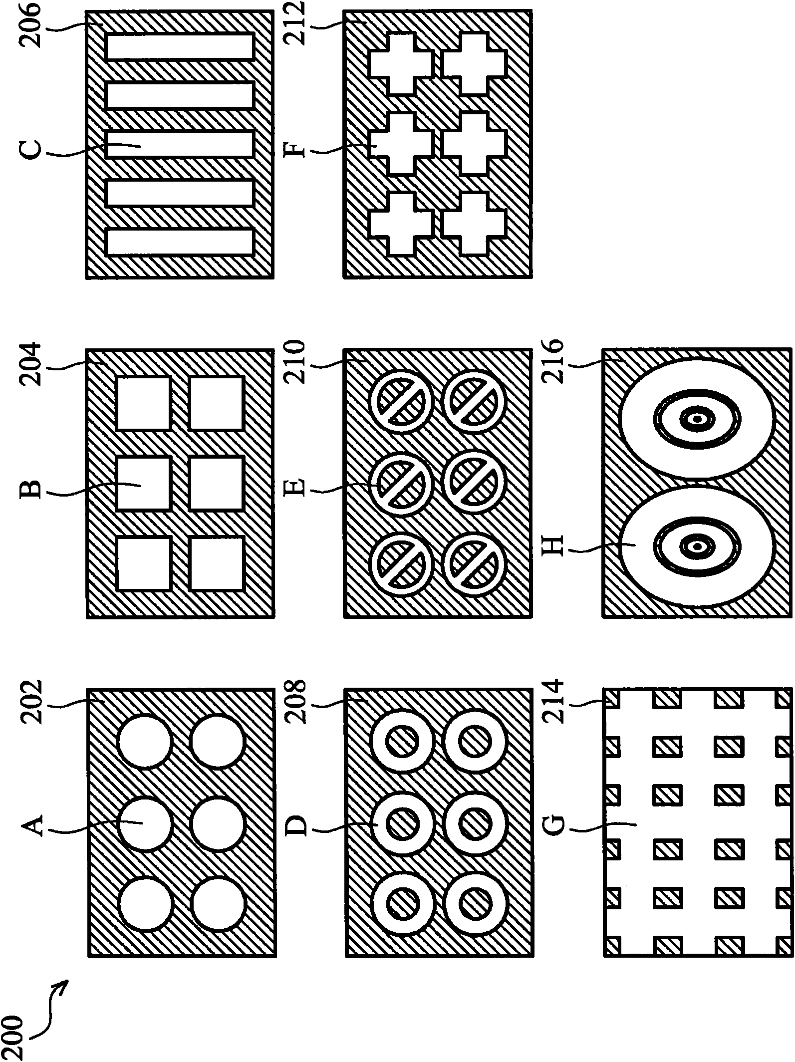 Vertical iii-nitride light emitting diodes on patterned substrates with embedded bottom electrodes