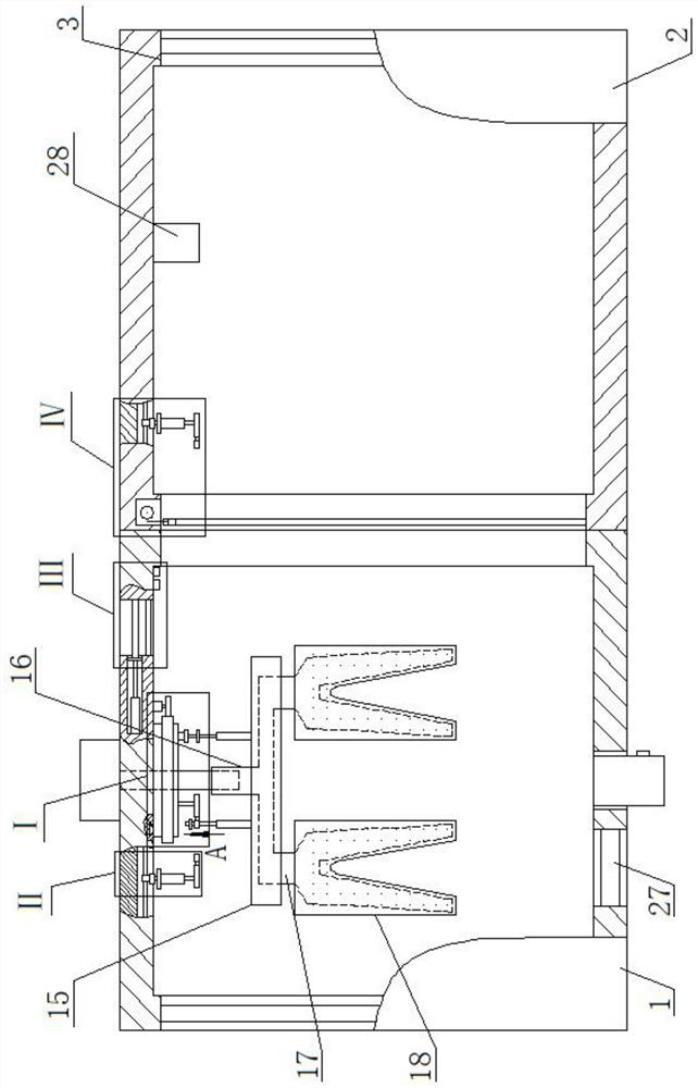 An automatic drying device for garment processing