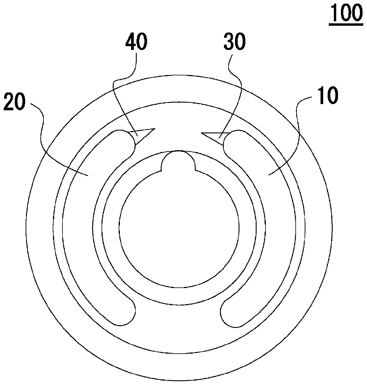 Valve plate and hydraulic rotating device