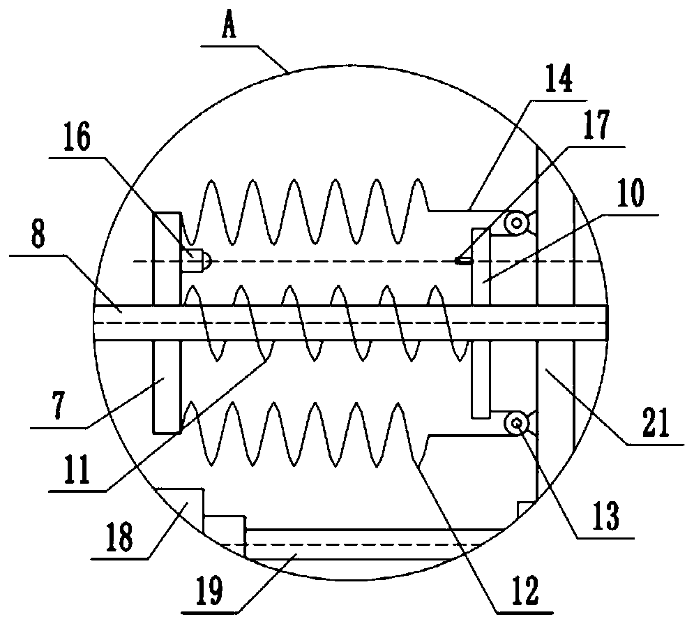 Chain tensioning device with adjustable tensioning force