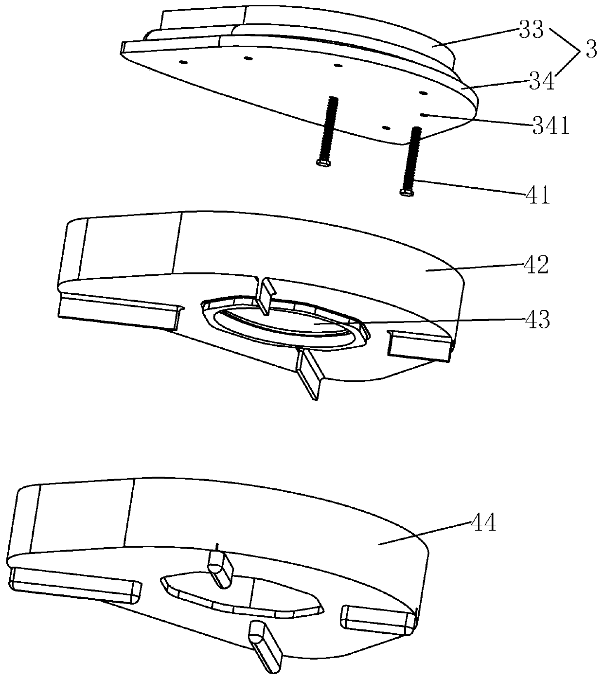 A kind of installation method for denture occlusion experiment