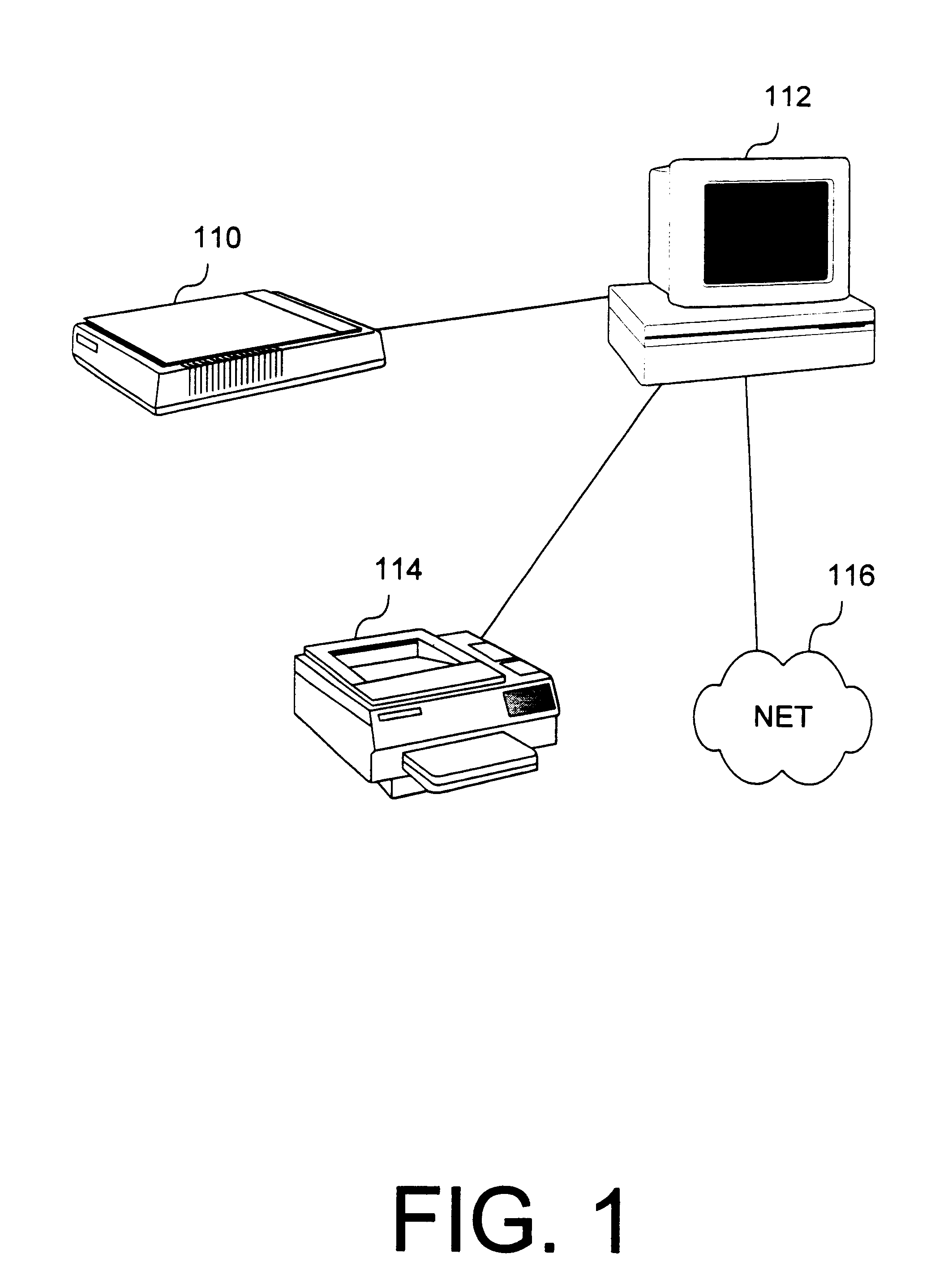 Apparatus and method for determining an area encompassing an image for scanning the image