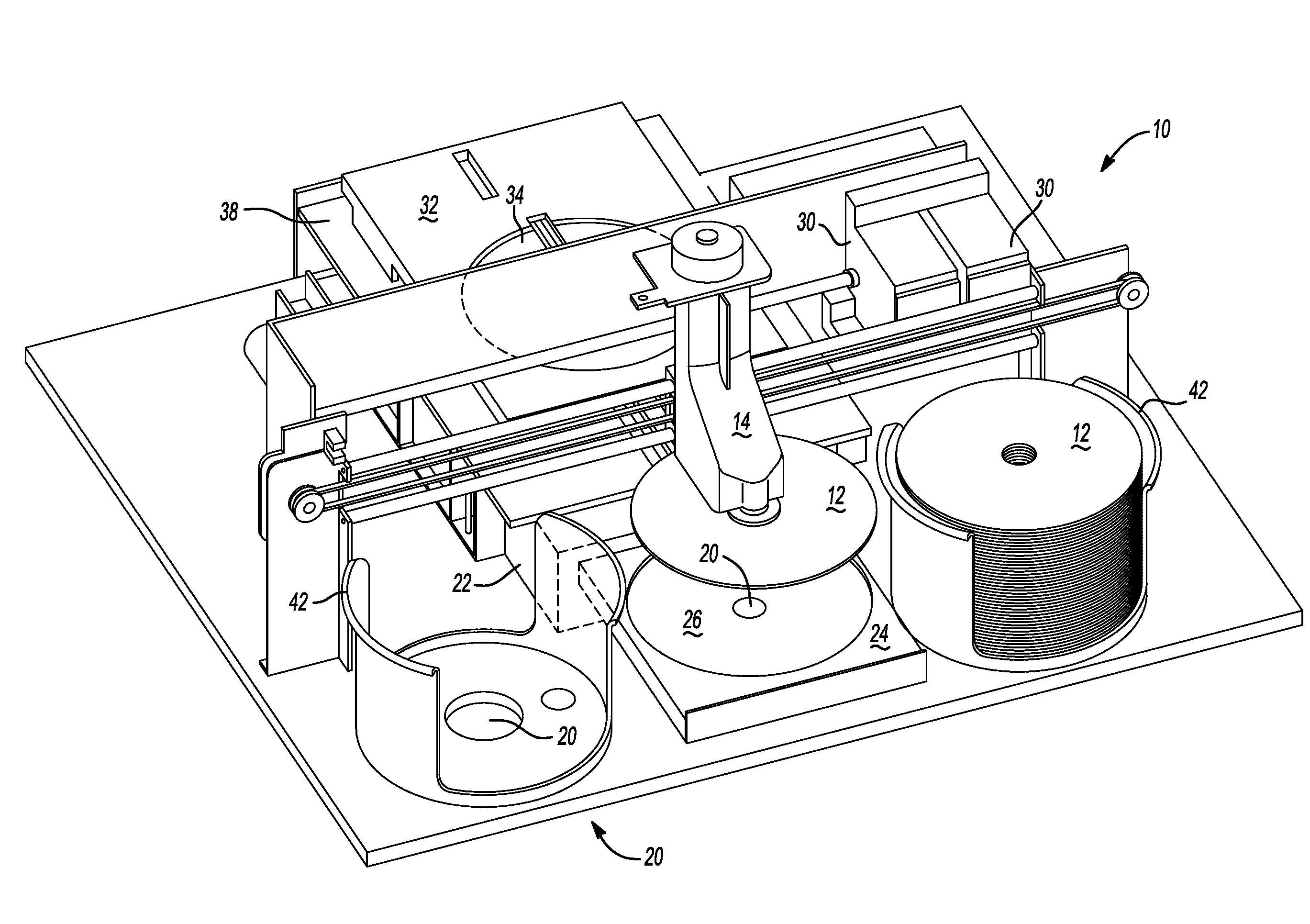 Disc transport auto-calibration