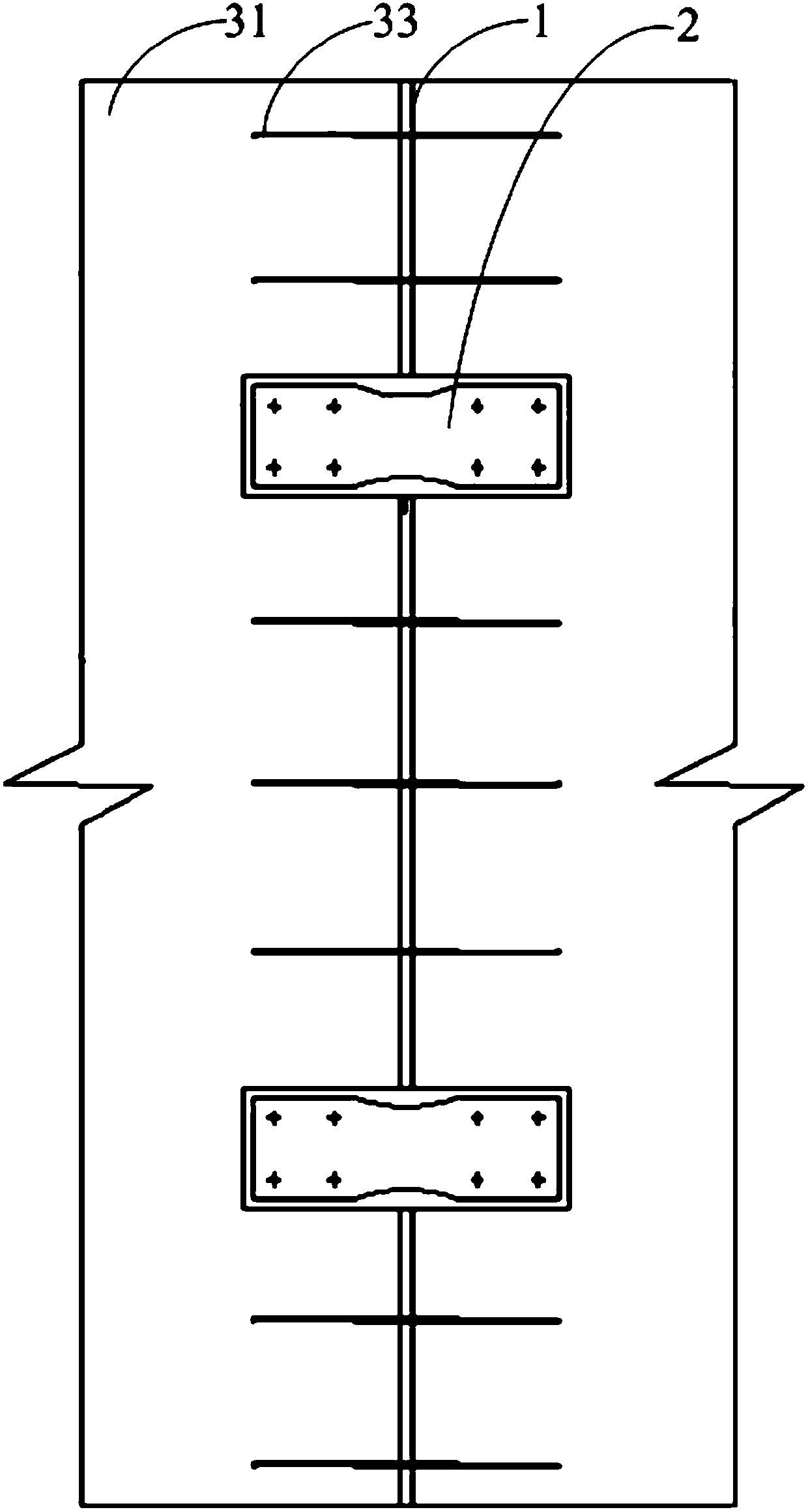 Fabricated shear wall assembly and manufacturing method thereof