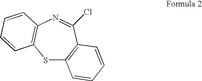 Process for the preparation of 11-(4-[2-(2-hydroxyethoxy)ethyl]-1-piperazinyl)dibenzo[b,f][1,4]thiazepine