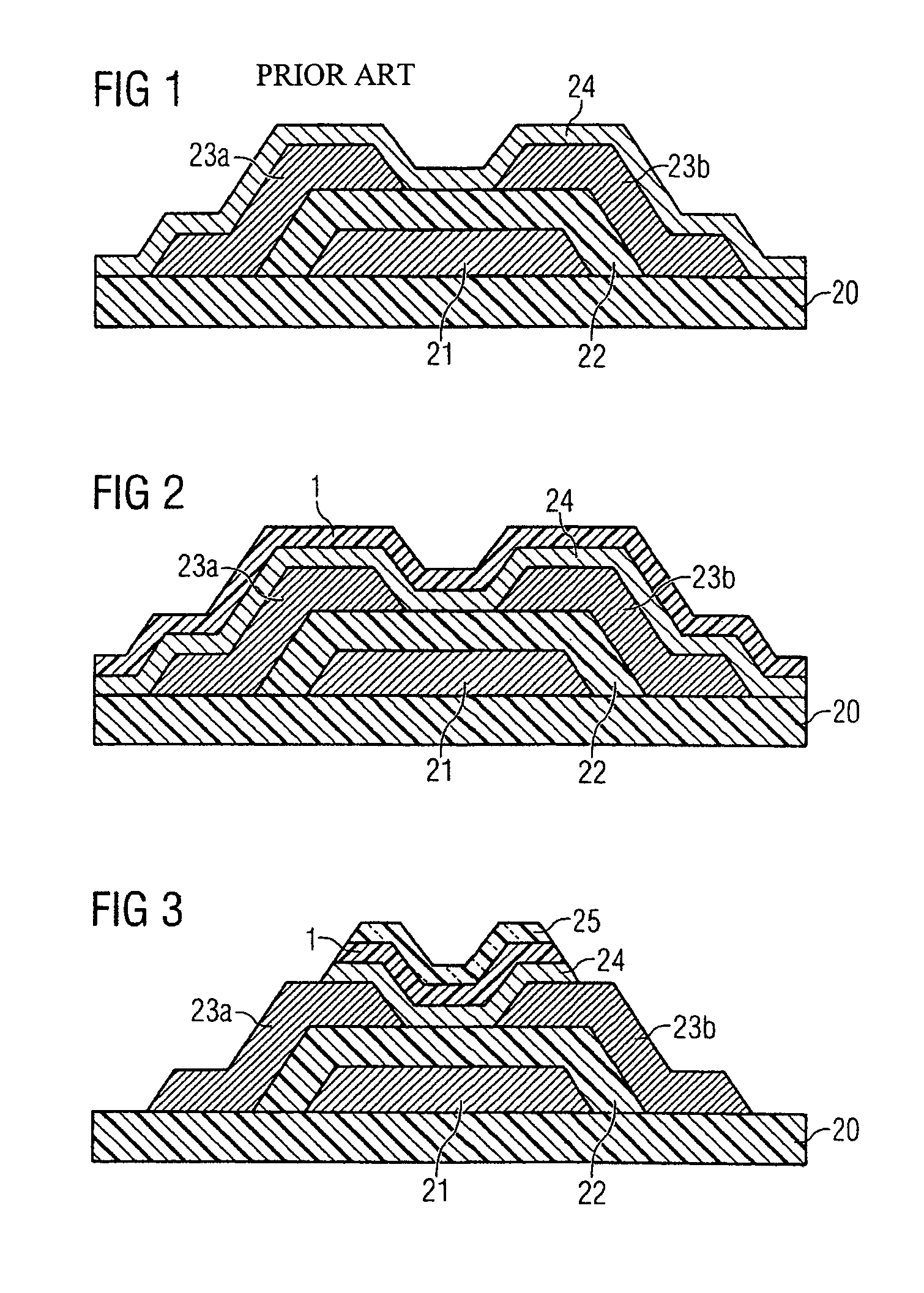 Semiconductor component having at least one organic semiconductor layer and method for fabricating the same