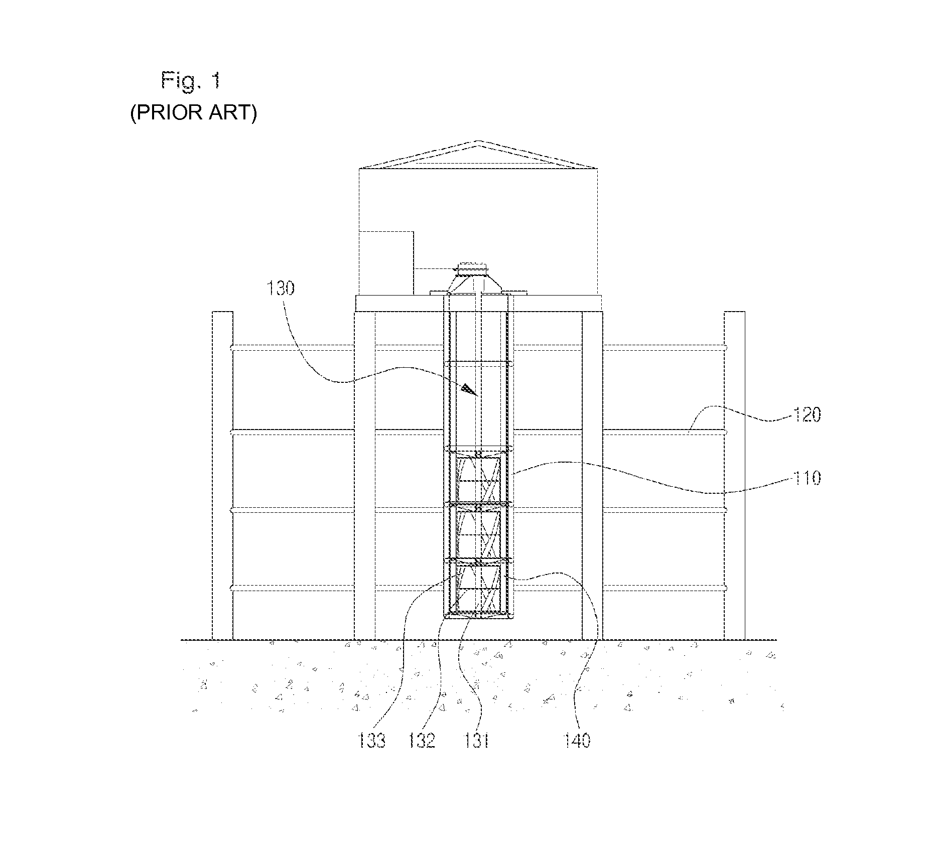 Maintenance system of helical turbine