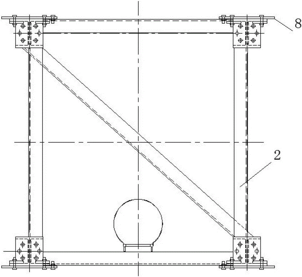 A climbing belt self-hoisting system of a large boom tower crane