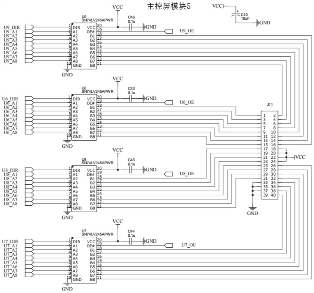 PCB for controlling components corresponding to strong current and weak current