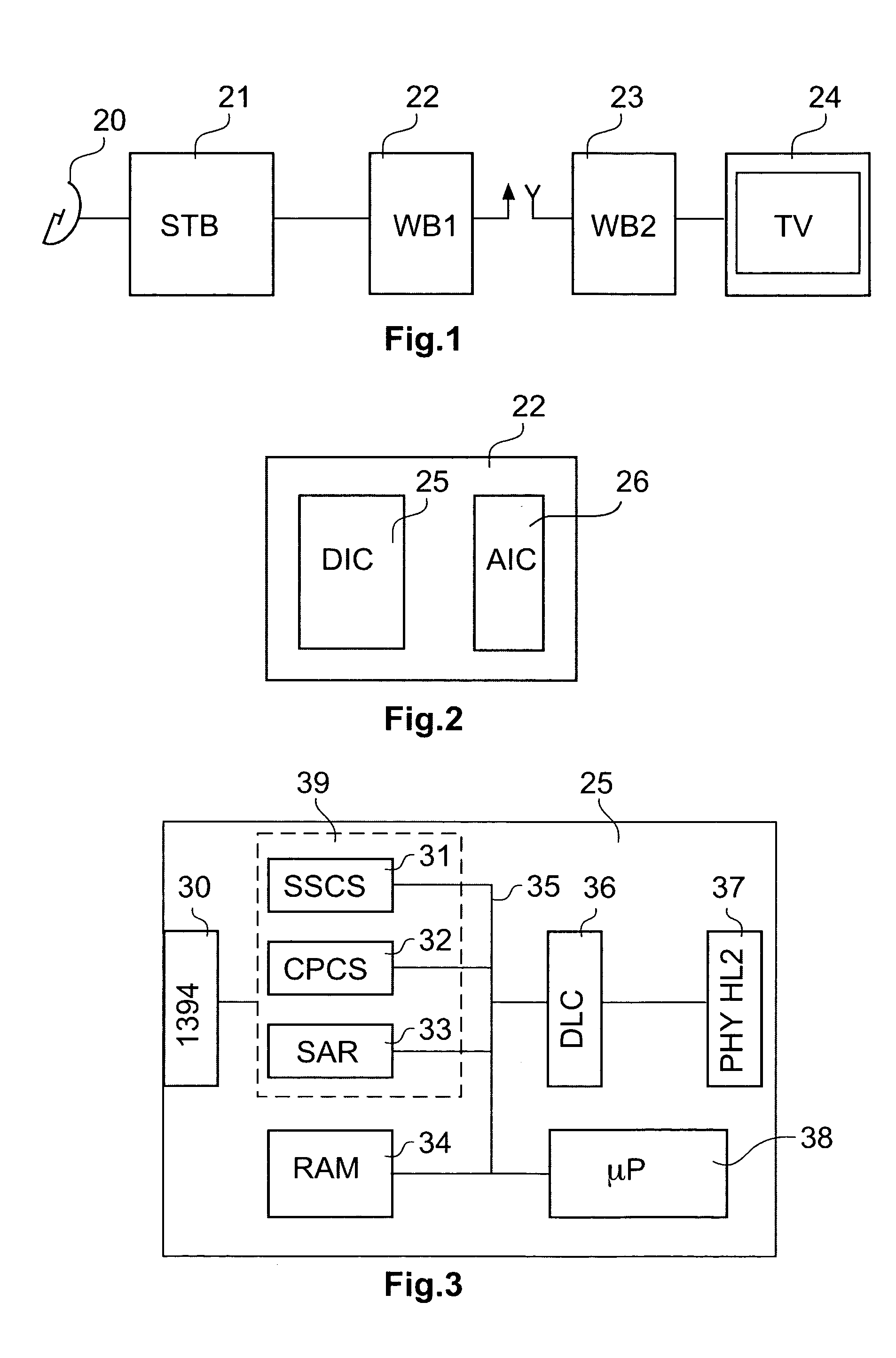 Method for processing data packets received via a first interface and device for carrying out the method