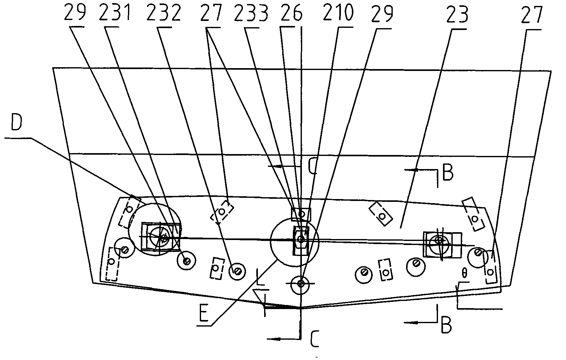 Speedboat veneer double acting rectifying anti-drag stabilizer