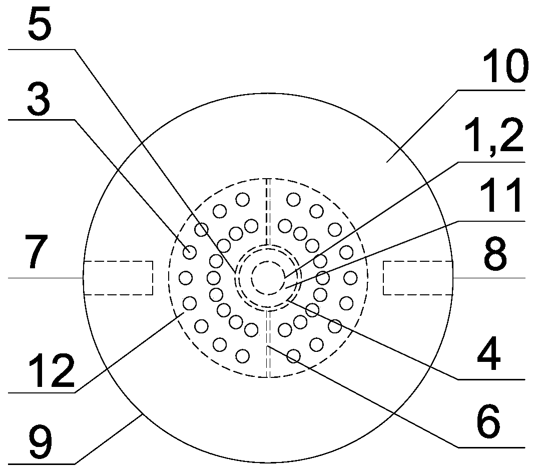 An integrated circulating fluidized bed equipment