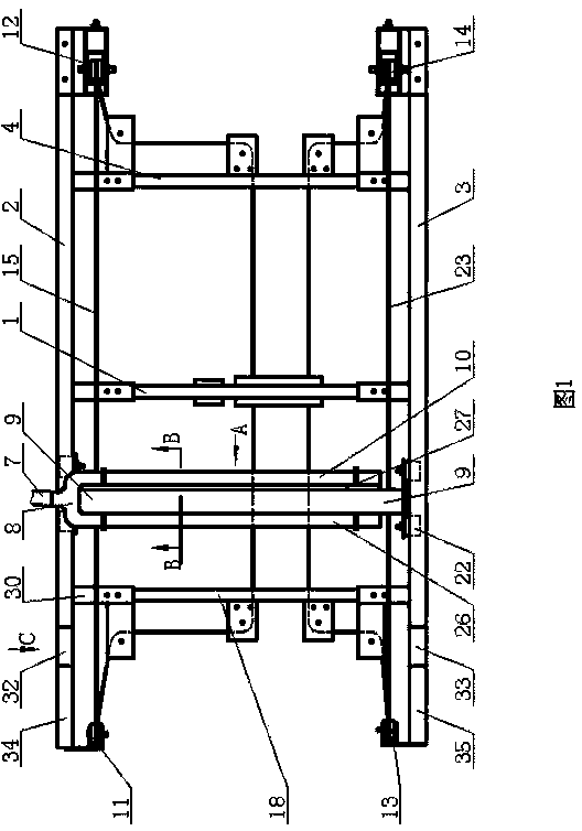 Solar cell panel cleaning system in photovoltaic power station