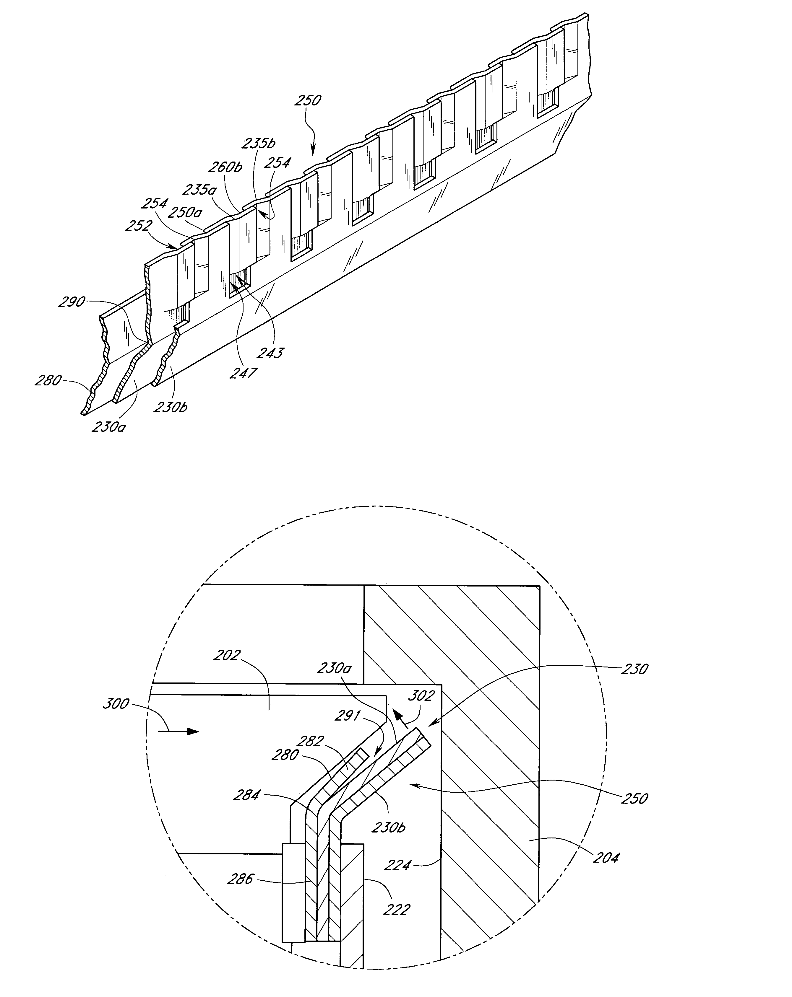 Reinforced sealing element