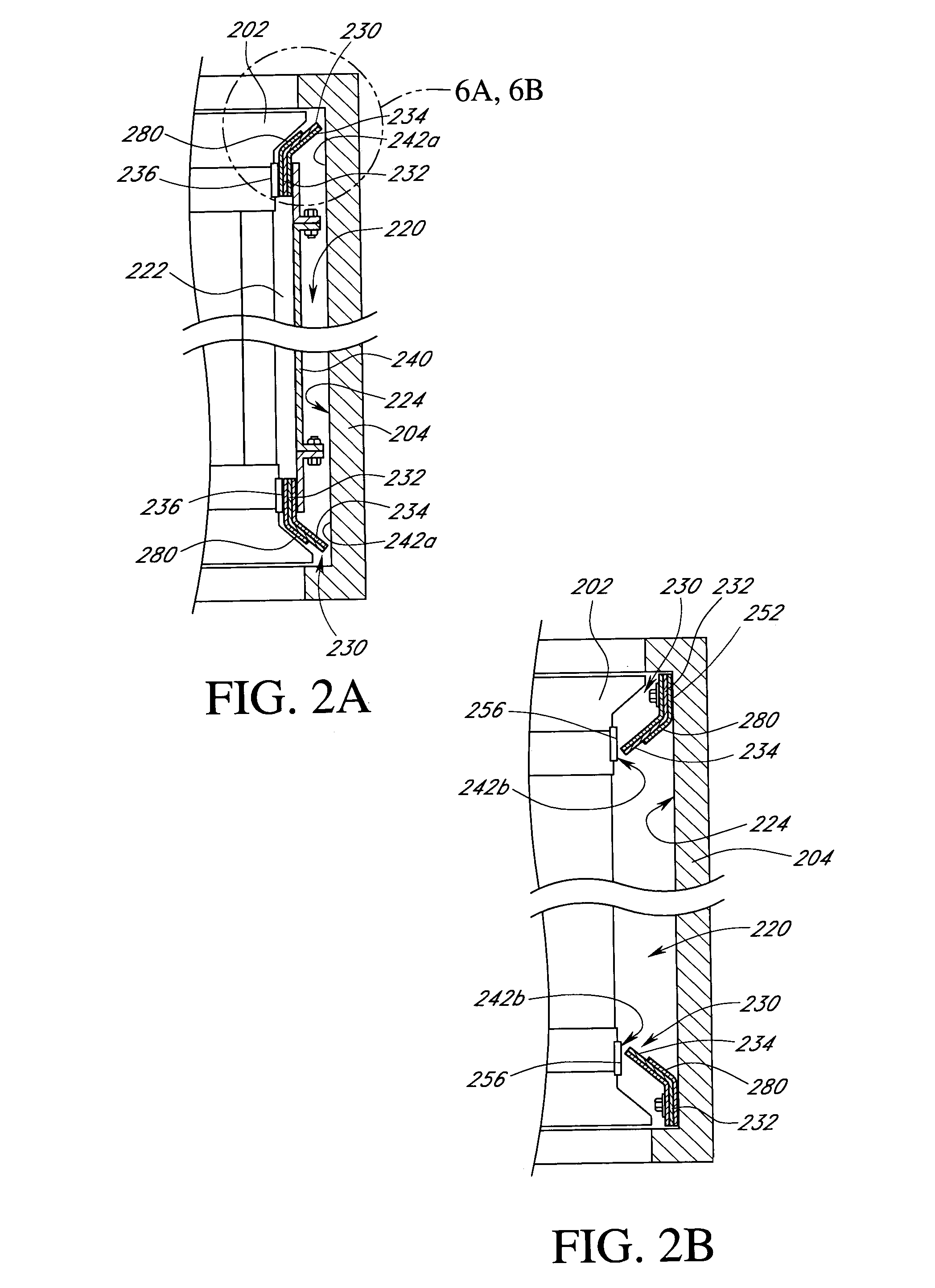 Reinforced sealing element