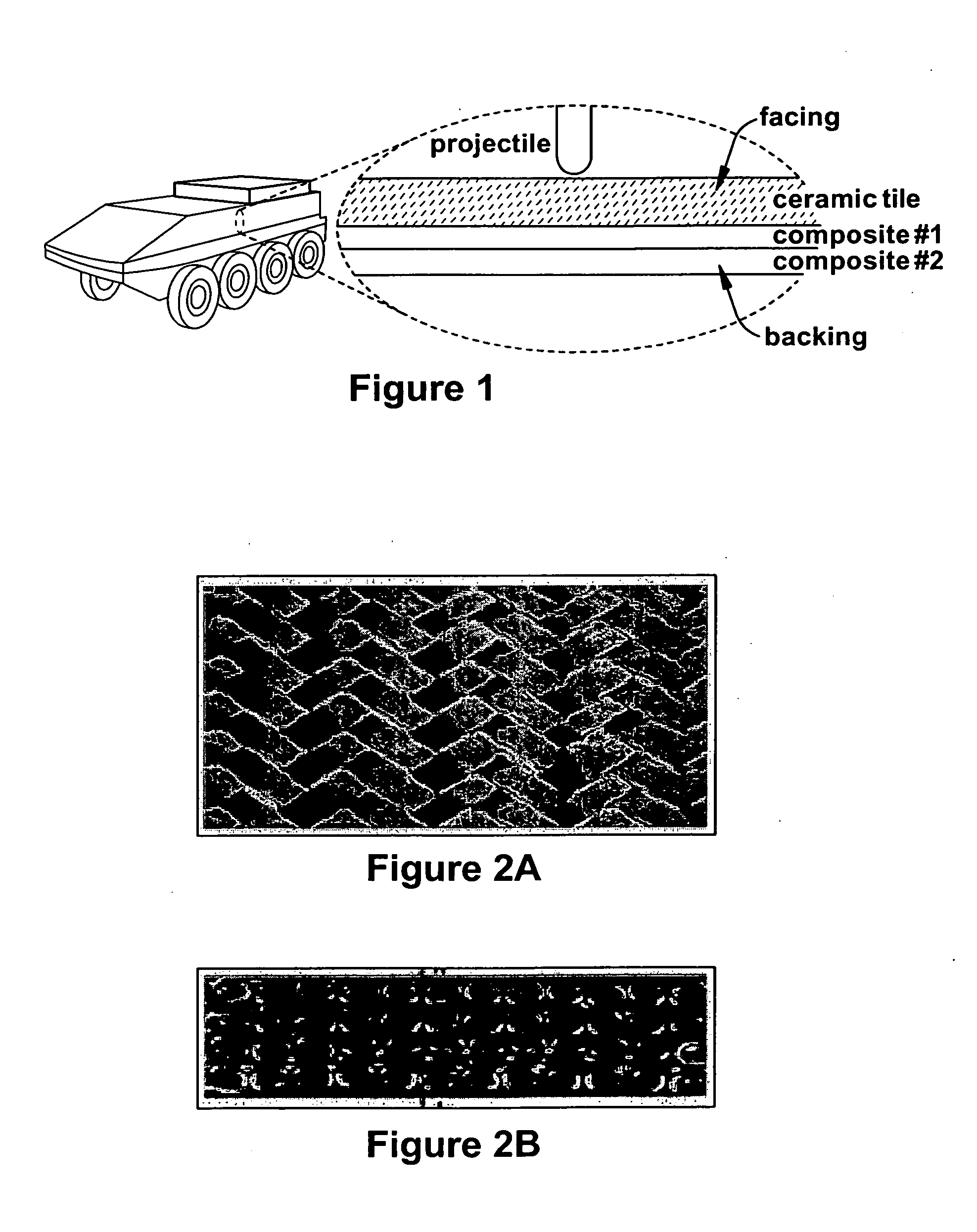 Hybrid composite structures for ballistic protection