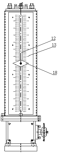 Winch of depth-indicating safety alarm system