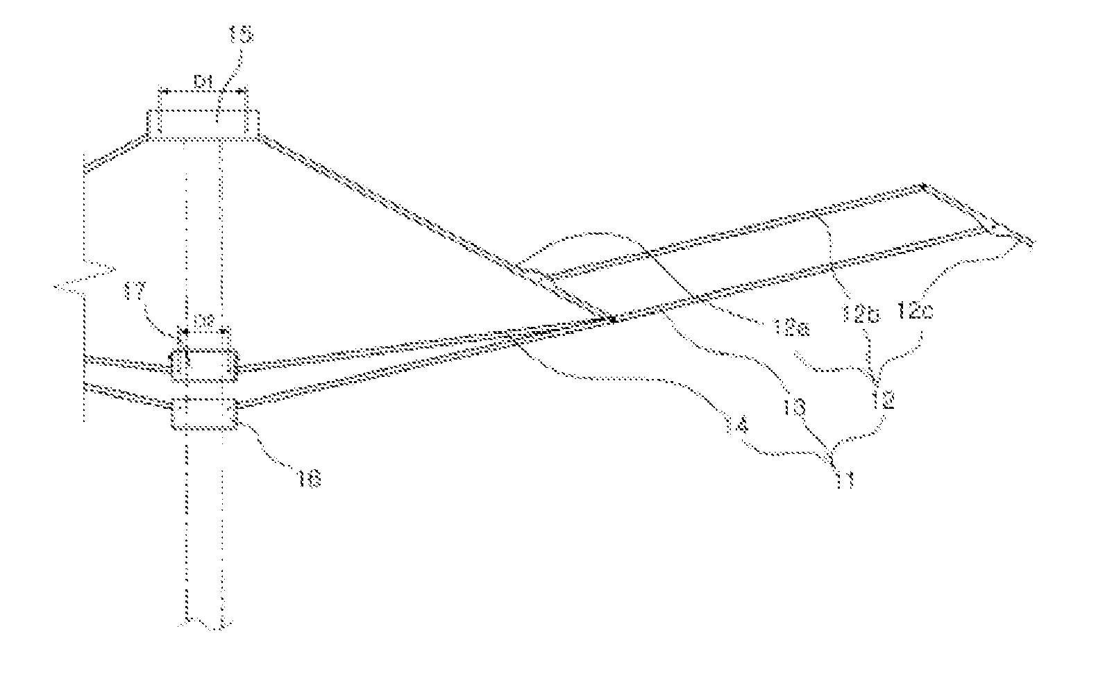 Umbrella rib assembly and foldable umbrella